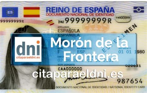 cita dni morón de la frontera|Renovar DNI en Morón De La Frontera